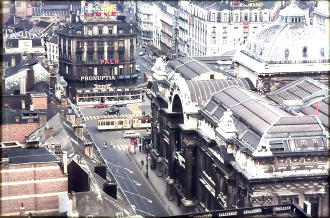 Bruxelles Rue Henri Maus - Bourse - 1960.jpg