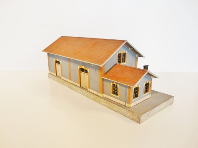 6, Halle HO, halle marchandise ho, halle marchandises, maquette halle, halle pour train, halle 187, halle PO HO, BOIS MODELISME.JPG