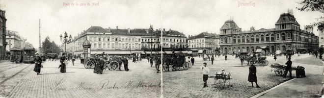 Bruxelles - Autre vue sur la place Rogier et la gare du nord.jpg