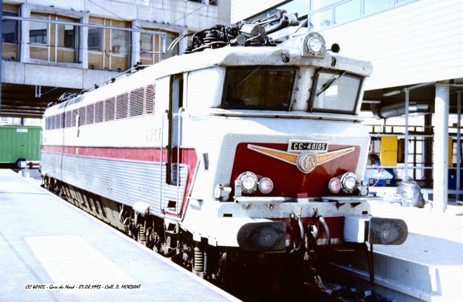 CC 40105 au butoir - Gare du Nord - 07.08.1993.jpg