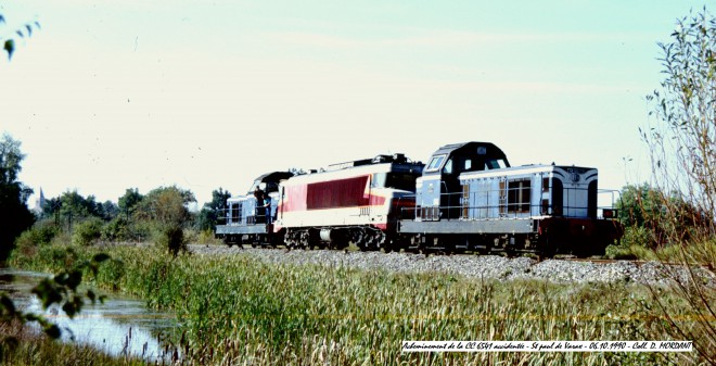 Acheminement de la CC 6541 accidentée1 - St paul de Varax - 06.10.1990.jpg