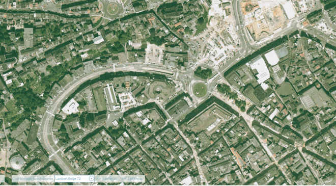 Liége - Boulevard de la Sauvenière-Place Saint-Lambert_1994_WalOnMap.PNG