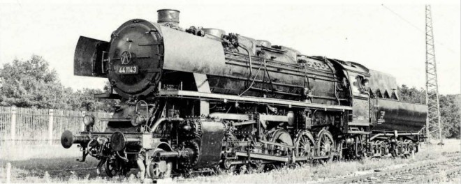 BR 44 1143 21 juillet 1950 à Munich Allach  photo Dr. Scheingraber.jpg