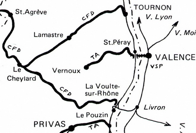 doc carte lignes Ardèche nord 2 les petits train de jadis S Est H Domengie Le Cabri c.jpg