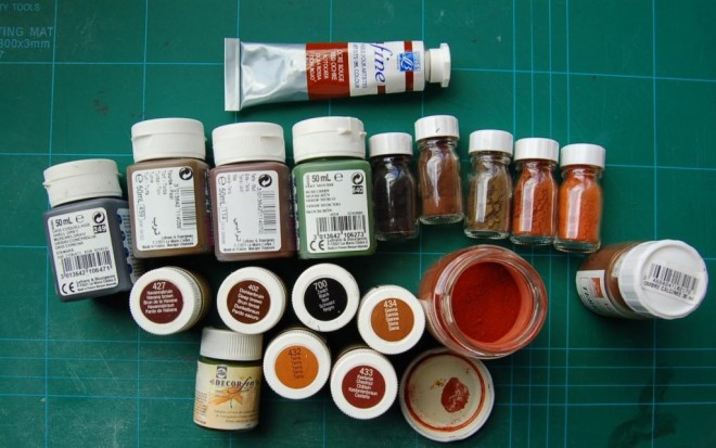 Peintures et terres à décor.JPG