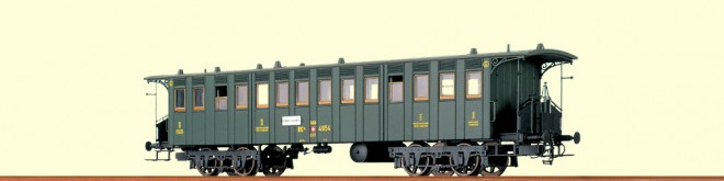 01 - Personenwagen BC4 N° 4954 SBB, Typ Amerikaner 1865, Brawa N° 2324.jpg