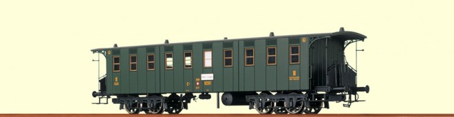 03 - Personenwagen C4 N° 9281 SBB, Typ Amerikaner 1865, Brawa N° 2328.jpg