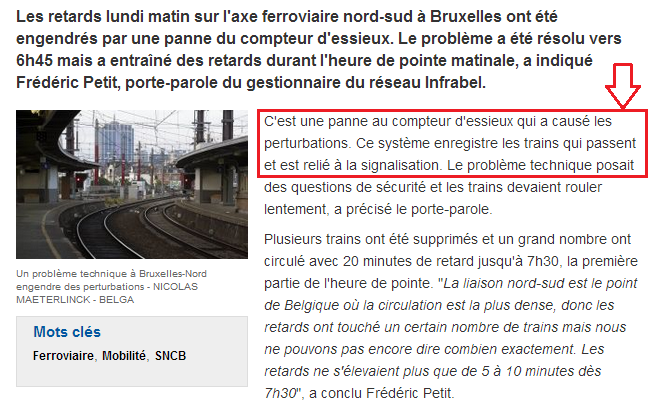 Un problème technique à Bruxelles-Nord a engendré des perturbations - RTBF Regions.png
