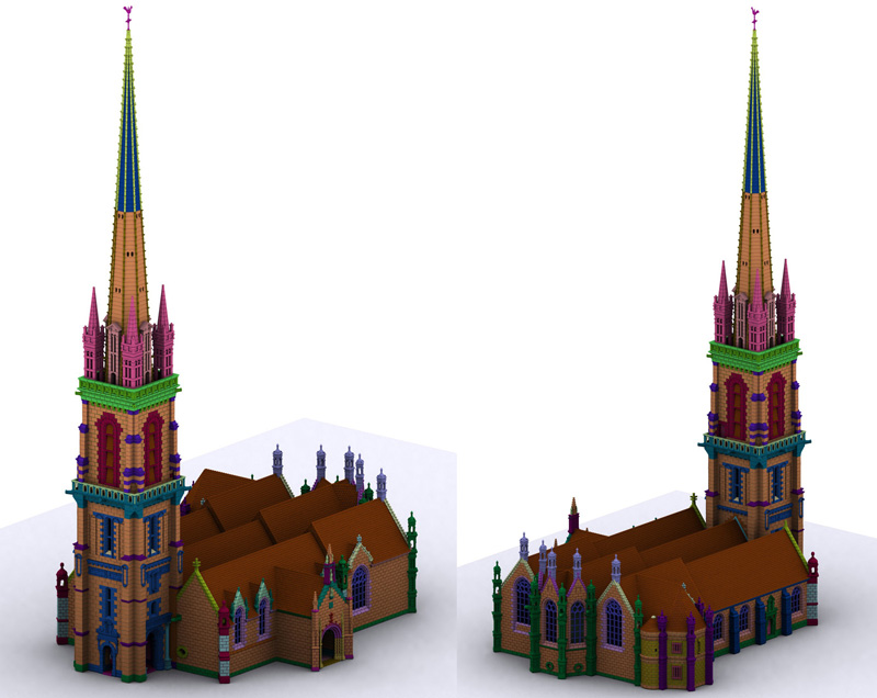 [Richesheures] 2021 Modélisme en impression 3D O / HO / TT / - Page 2 2021-12-28-egliseRender06-LD